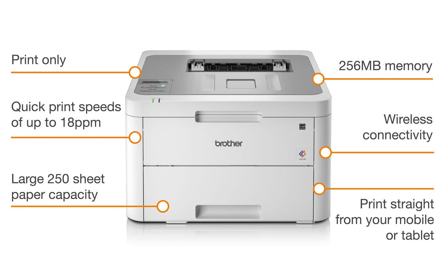 Brother HLL3210CW A4 Colour Laser Printer