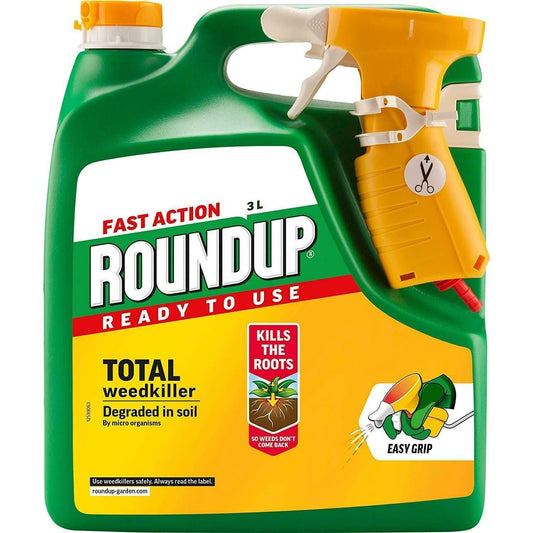 Roundup Fast Action TOTAL Weedkiller RTU 3 Litre - NWT FM SOLUTIONS - YOUR CATERING WHOLESALER