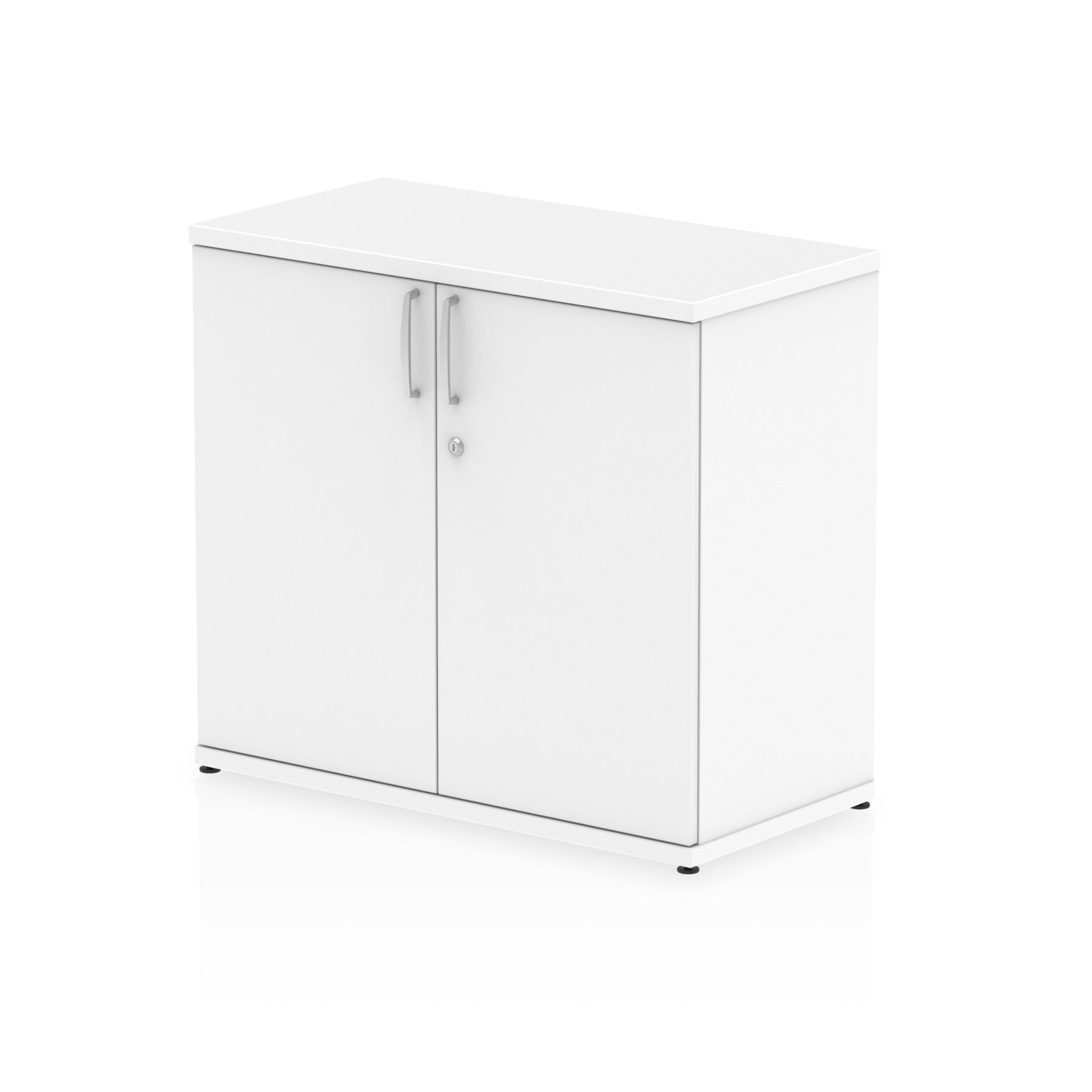 Dynamic Impulse 600mm Deep Desk High Cupboard White I000182 - NWT FM SOLUTIONS - YOUR CATERING WHOLESALER