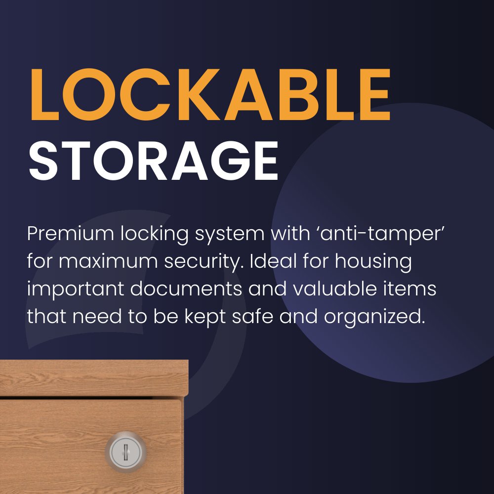 Dynamic Impulse 600mm Deep Desk High Cupboard Maple I000242