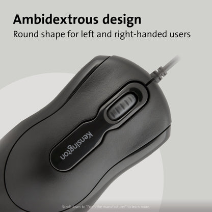 Kensington Wired Mouse Black K72356EU