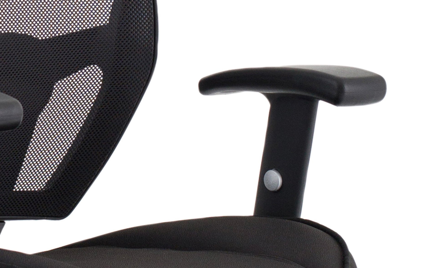 Denver Black Mesh Chair With Headrest KC0283