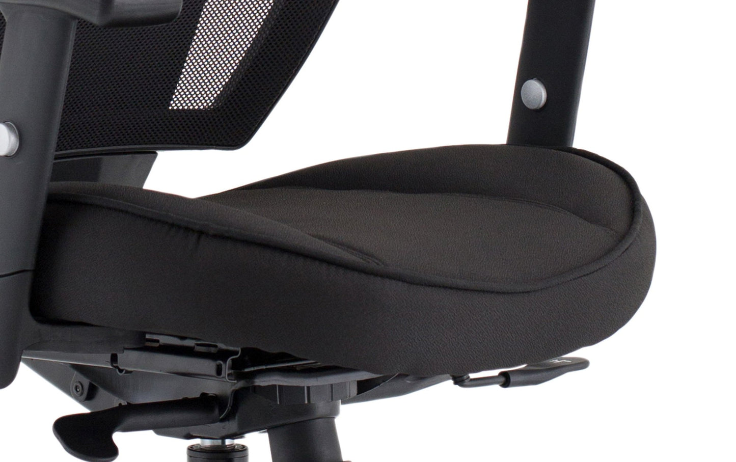 Denver Black Mesh Chair With Headrest KC0283