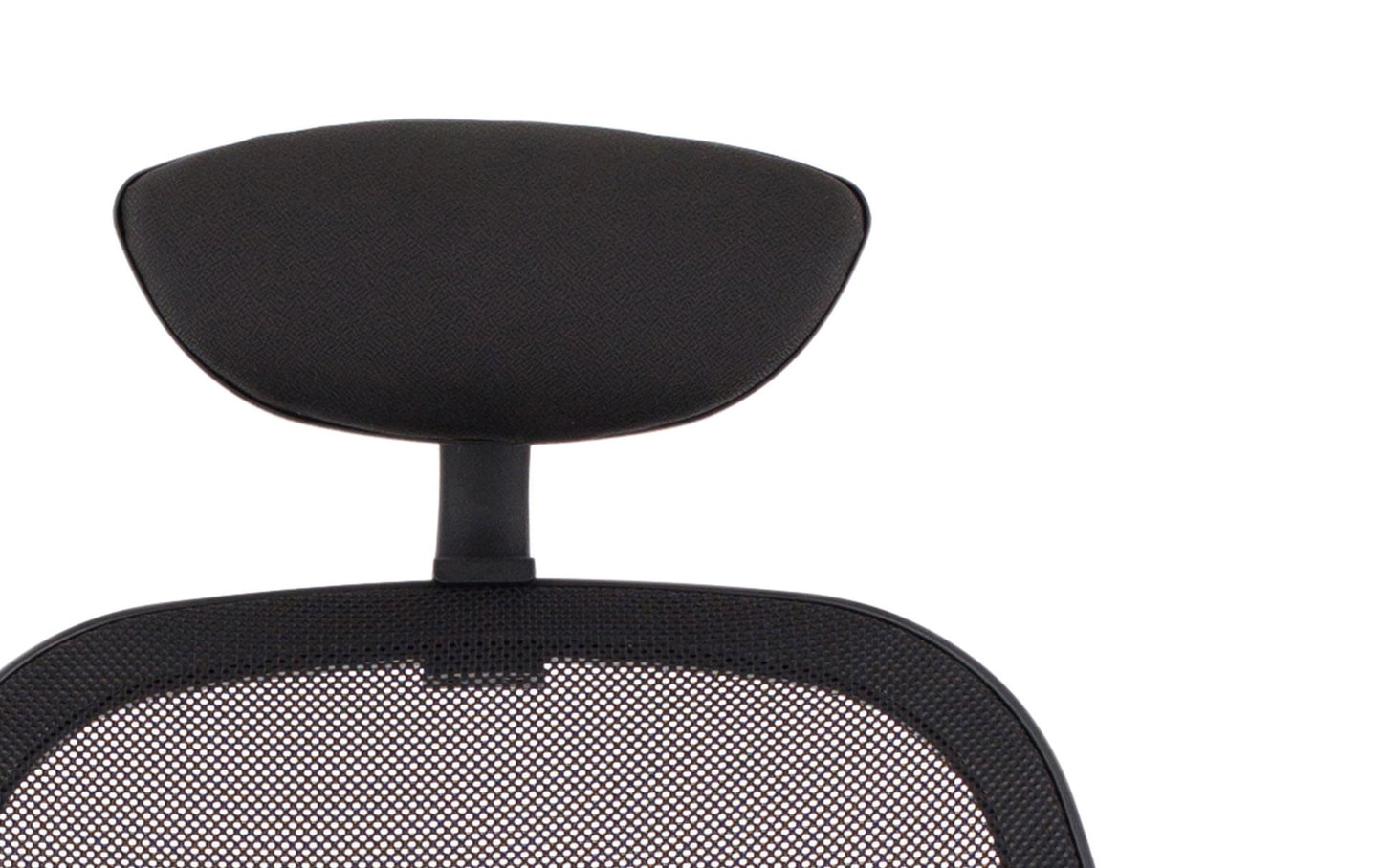 Denver Black Mesh Chair With Headrest KC0283