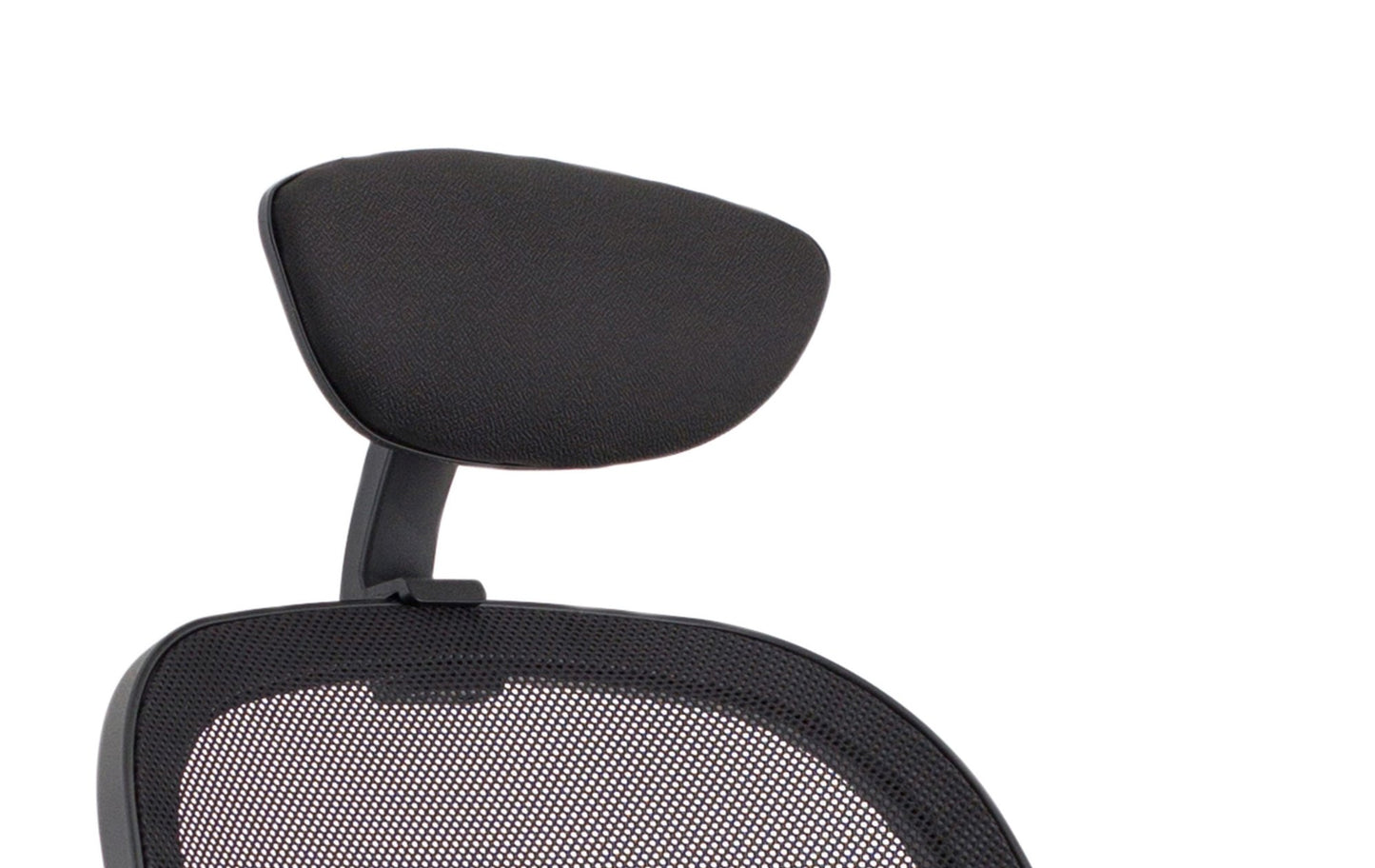 Denver Black Mesh Chair With Headrest KC0283