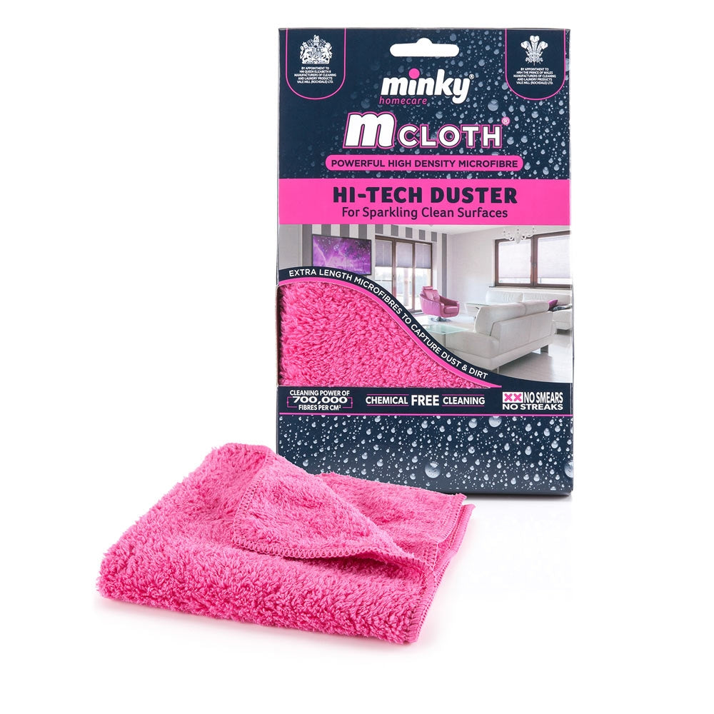 Minky Mcloth Hi-Tech Duster {Pink} - NWT FM SOLUTIONS - YOUR CATERING WHOLESALER