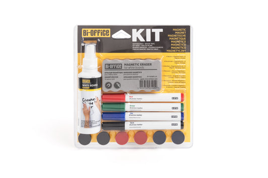 Bi-Office Magnetic Board Accessory Kit - KT1010 - NWT FM SOLUTIONS - YOUR CATERING WHOLESALER