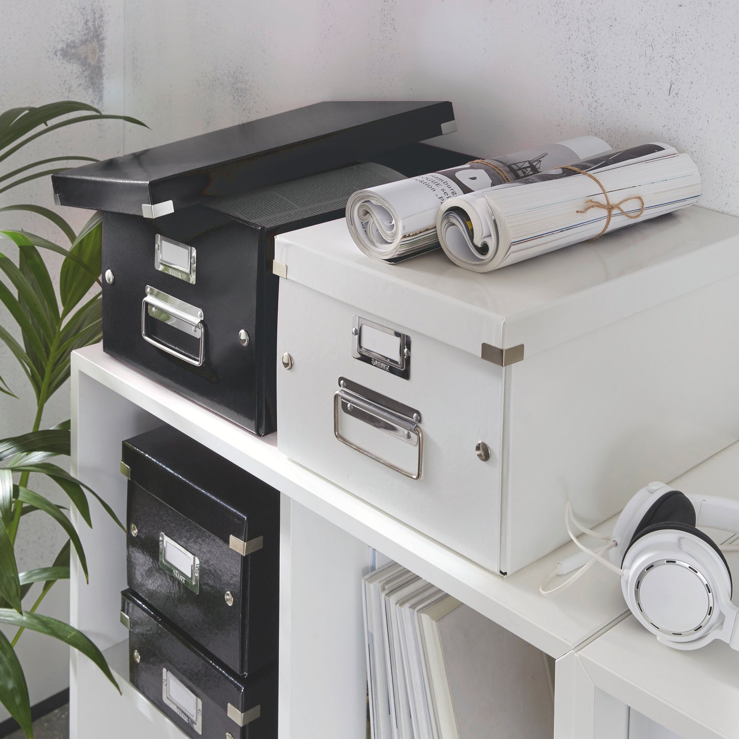 Leitz A4 Click & Store Storage Box Medium Black 60440095