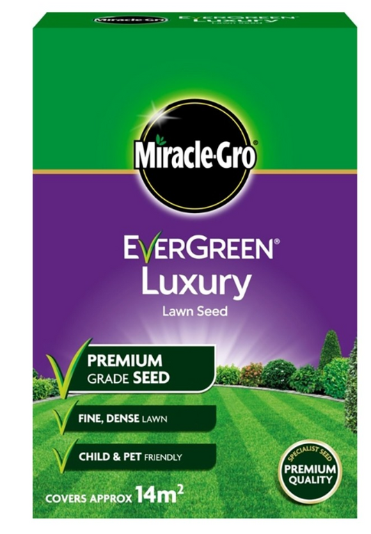 Miracle-Gro Evergreen Luxury Grass Seed 420g - NWT FM SOLUTIONS - YOUR CATERING WHOLESALER