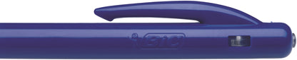 Bic M10 Clic Retractable Ballpoint Pen 1mm Tip 0.32mm Line Blue (Pack 50) - 1199190121