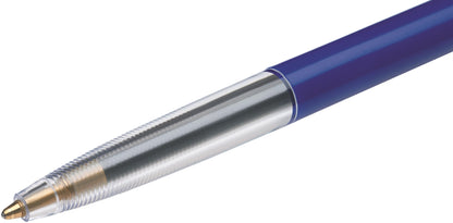 Bic M10 Clic Retractable Ballpoint Pen 1mm Tip 0.32mm Line Blue (Pack 50) - 1199190121