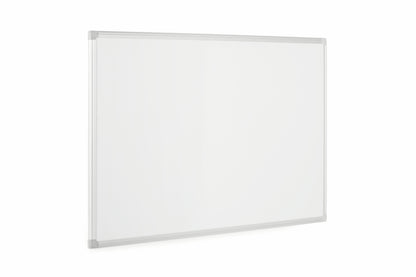 Bi-Office Earth-It Non Magnetic Melamine Whiteboard Aluminium Frame 2400x1200mm - MA2100790