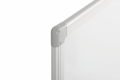 Bi-Office Earth-It Non Magnetic Melamine Whiteboard Aluminium Frame 2400x1200mm - MA2100790