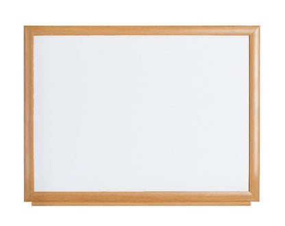 Bi-Office Earth-It Non Magnetic Melamine Whiteboard Oak Wood Frame 1200x900mm - MB14002318 - NWT FM SOLUTIONS - YOUR CATERING WHOLESALER