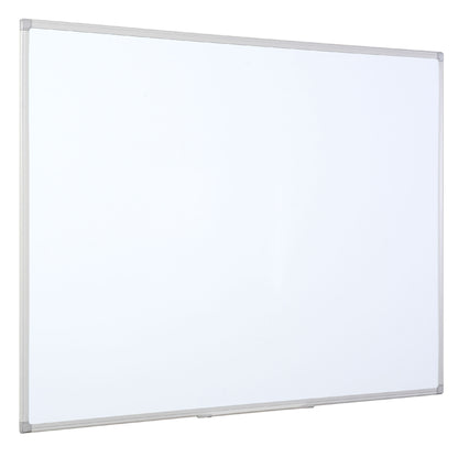 Bi-Office Maya Non Magnetic Melamine Whiteboard Grey Plastic Frame 1200x1800mm - MB8512186