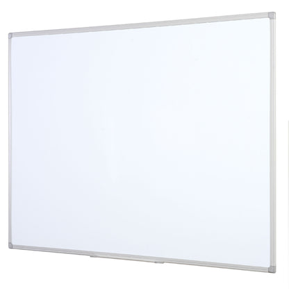 Bi-Office Maya Non Magnetic Melamine Whiteboard Grey Plastic Frame 1200x1800mm - MB8512186