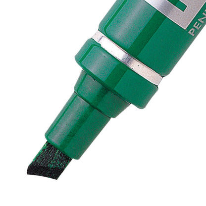 Pentel N60 Permanent Marker Chisel Tip 3.9-5.7mm Line Green (Pack 12) - N60-D