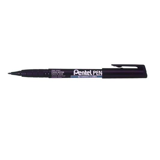 Pentel NMS50 Permanent Marker Bullet Tip 1mm Line Black (Pack 12) - NMS50-A - NWT FM SOLUTIONS - YOUR CATERING WHOLESALER