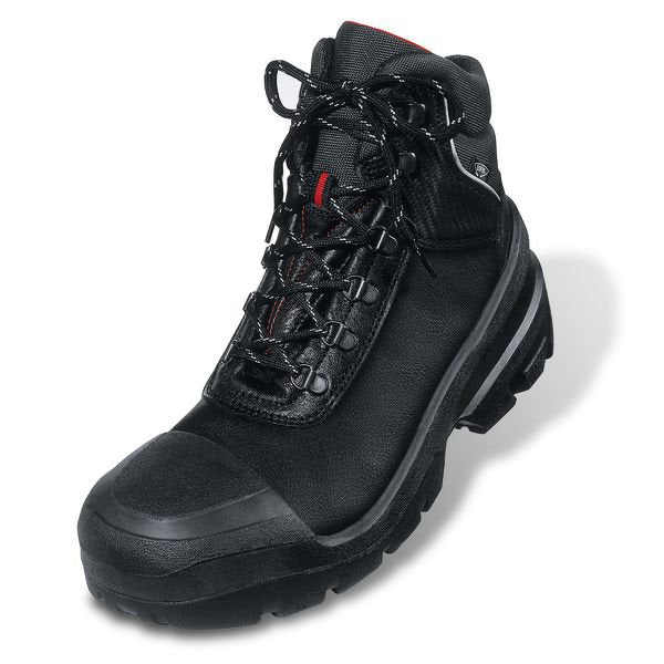 Uvex Quatro Black Size 15 Boots - NWT FM SOLUTIONS - YOUR CATERING WHOLESALER