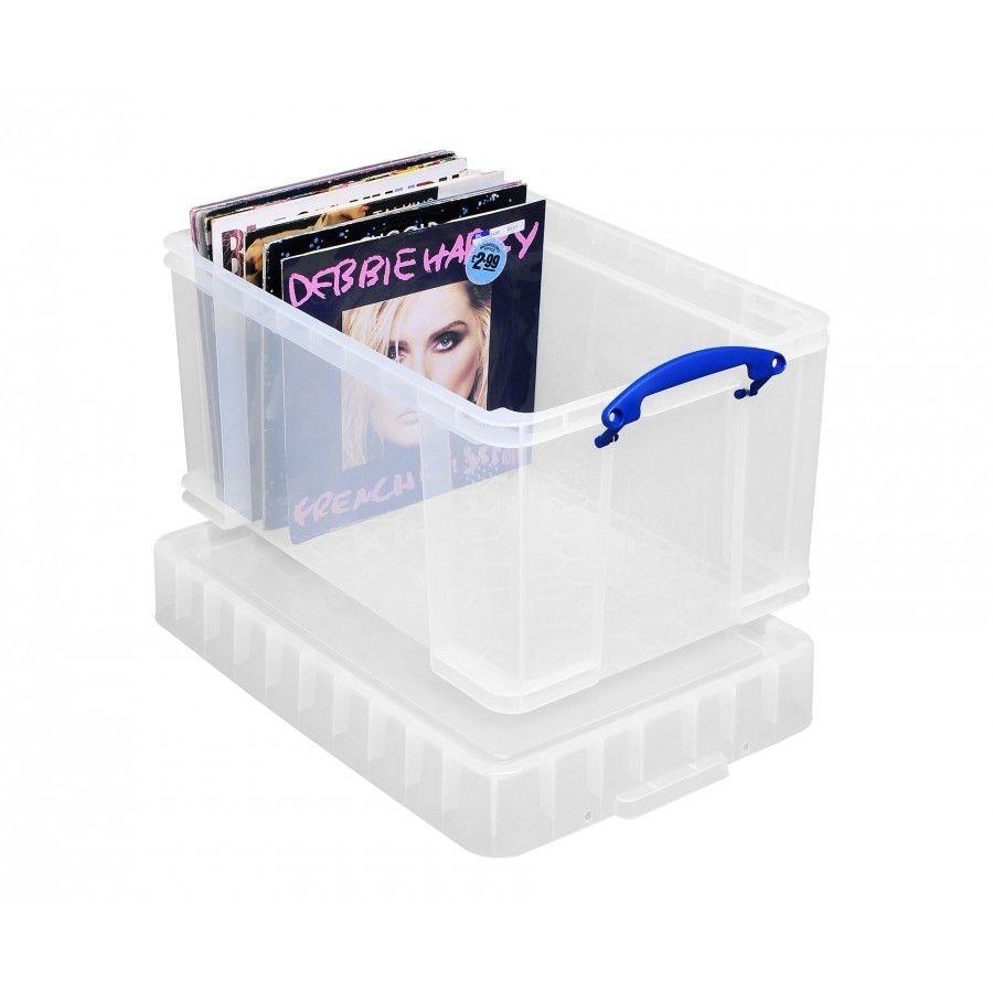 Really Useful Clear Plastic Storage Box 48 Litre XL - NWT FM SOLUTIONS - YOUR CATERING WHOLESALER