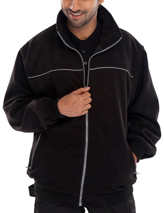 Endeavor Black Fleece Large - NWT FM SOLUTIONS - YOUR CATERING WHOLESALER