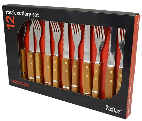 Zodiac Steak Cutlery Set Pack 12's - NWT FM SOLUTIONS - YOUR CATERING WHOLESALER