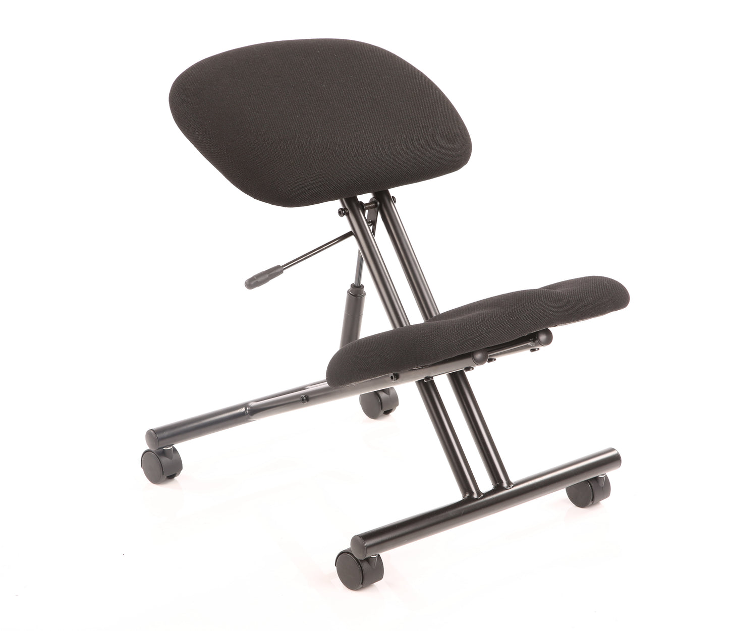 Kneeling Stool Black Fabric Black Frame OP000070 - NWT FM SOLUTIONS - YOUR CATERING WHOLESALER