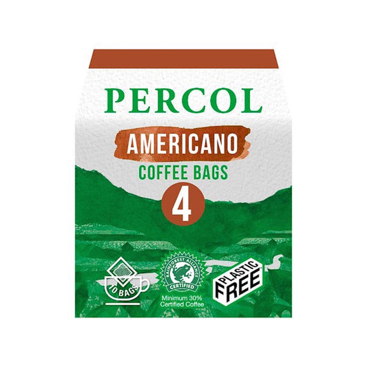 Percol Americano Coffee Bags 8g Pack 10s - NWT FM SOLUTIONS - YOUR CATERING WHOLESALER