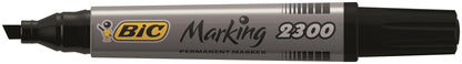 Bic Marking 2300 Permanent Marker Chisel Tip 3.7-5.5mm Line Assorted Colours (Pack 4) - 8209222