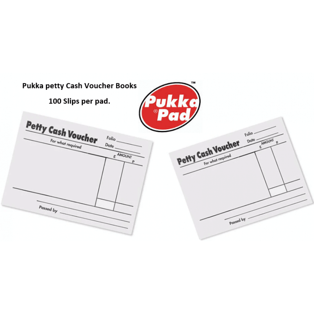 Petty Cash Voucher Pad 100 Sheets - NWT FM SOLUTIONS - YOUR CATERING WHOLESALER