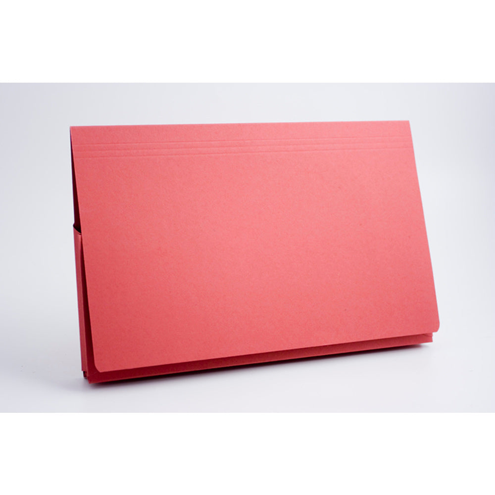 Guildhall Document Wallet Manilla Full Flap Foolscap 315gsm Red (Pack 50) - PW2-REDZ - NWT FM SOLUTIONS - YOUR CATERING WHOLESALER