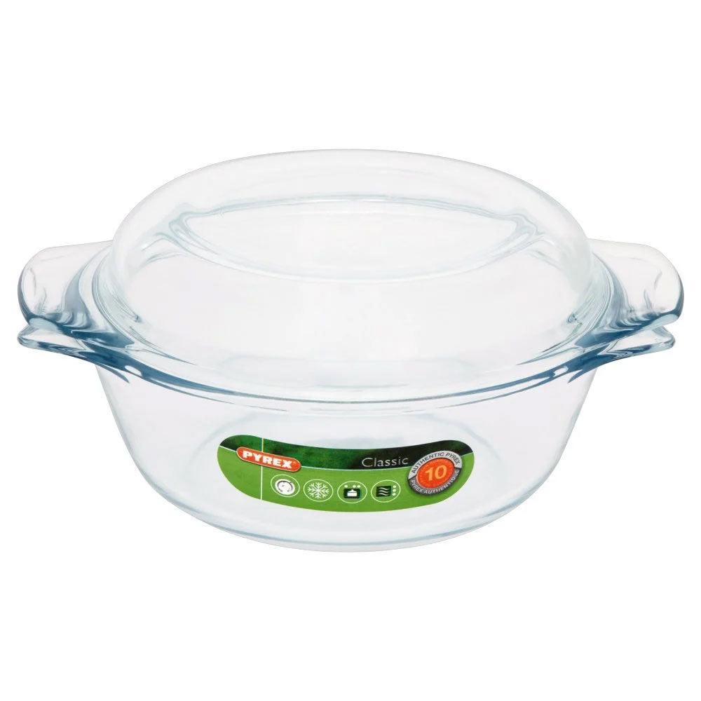 Pyrex Round Casserole Dish 2.1 Litre - NWT FM SOLUTIONS - YOUR CATERING WHOLESALER