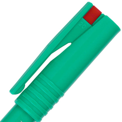 Pentel R50 Rollerball Pen 0.8mm Tip 0.4mm Line Red (Pack 12) - R50-B