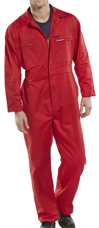Super Beeswift Workwear Red Boiler Suit Size 54 - NWT FM SOLUTIONS - YOUR CATERING WHOLESALER