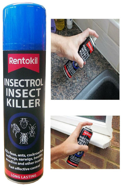 Rentokil All Purpose Insectrol Insect Killer 250ml Fleas, Ants, Cockroaches, Bedbugs etc..