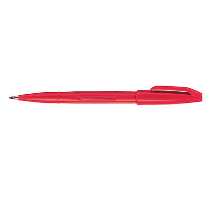 Pentel Original Sign Pen S520 Fibre Tip Pen 2mm Tip 1mm Line Red (Pack 12) - S520-B - NWT FM SOLUTIONS - YOUR CATERING WHOLESALER