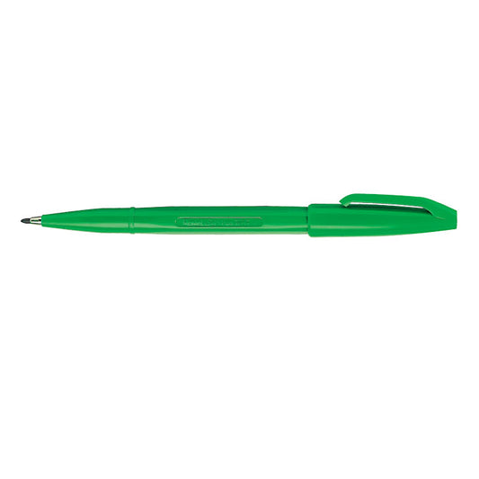 Pentel Original Sign Pen S520 Fibre Tip Pen 2mm Tip 1mm Line Green (Pack 12) - S520-D - NWT FM SOLUTIONS - YOUR CATERING WHOLESALER