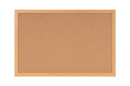Bi-Office Earth Cork Noticeboard with Oak Finish Frame 1800x1200mm REC8501233 - NWT FM SOLUTIONS - YOUR CATERING WHOLESALER