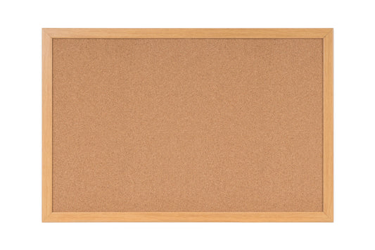 Bi-Office Earth Cork Noticeboard with Oak Finish Frame 1800x1200mm REC8501233 - NWT FM SOLUTIONS - YOUR CATERING WHOLESALER