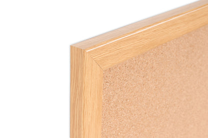 Bi-Office Earth Cork Noticeboard with Oak Finish Frame 1800x1200mm REC8501233