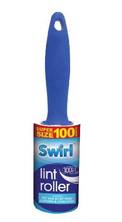 Swirl Pet Hair Lint Roller 100 Sheet - NWT FM SOLUTIONS - YOUR CATERING WHOLESALER