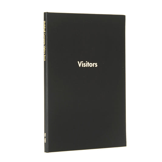 Guildhall Company Visitors Book A4 160 Pages Black T253Z - NWT FM SOLUTIONS - YOUR CATERING WHOLESALER