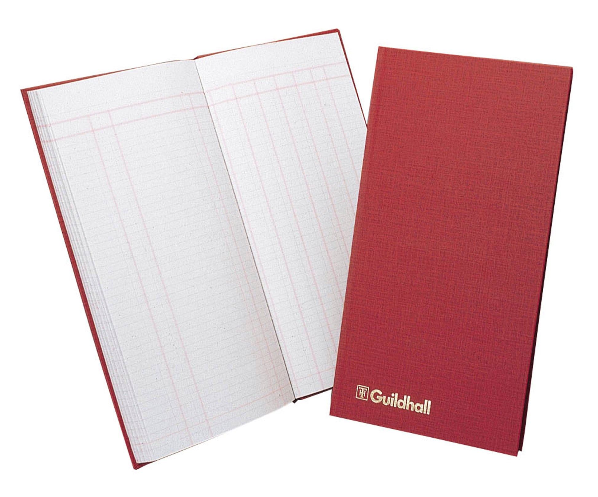 Guildhall Petty Cash Book 298x152mm 1 Debit 7 Credit 80 Pages Red T272Z - NWT FM SOLUTIONS - YOUR CATERING WHOLESALER