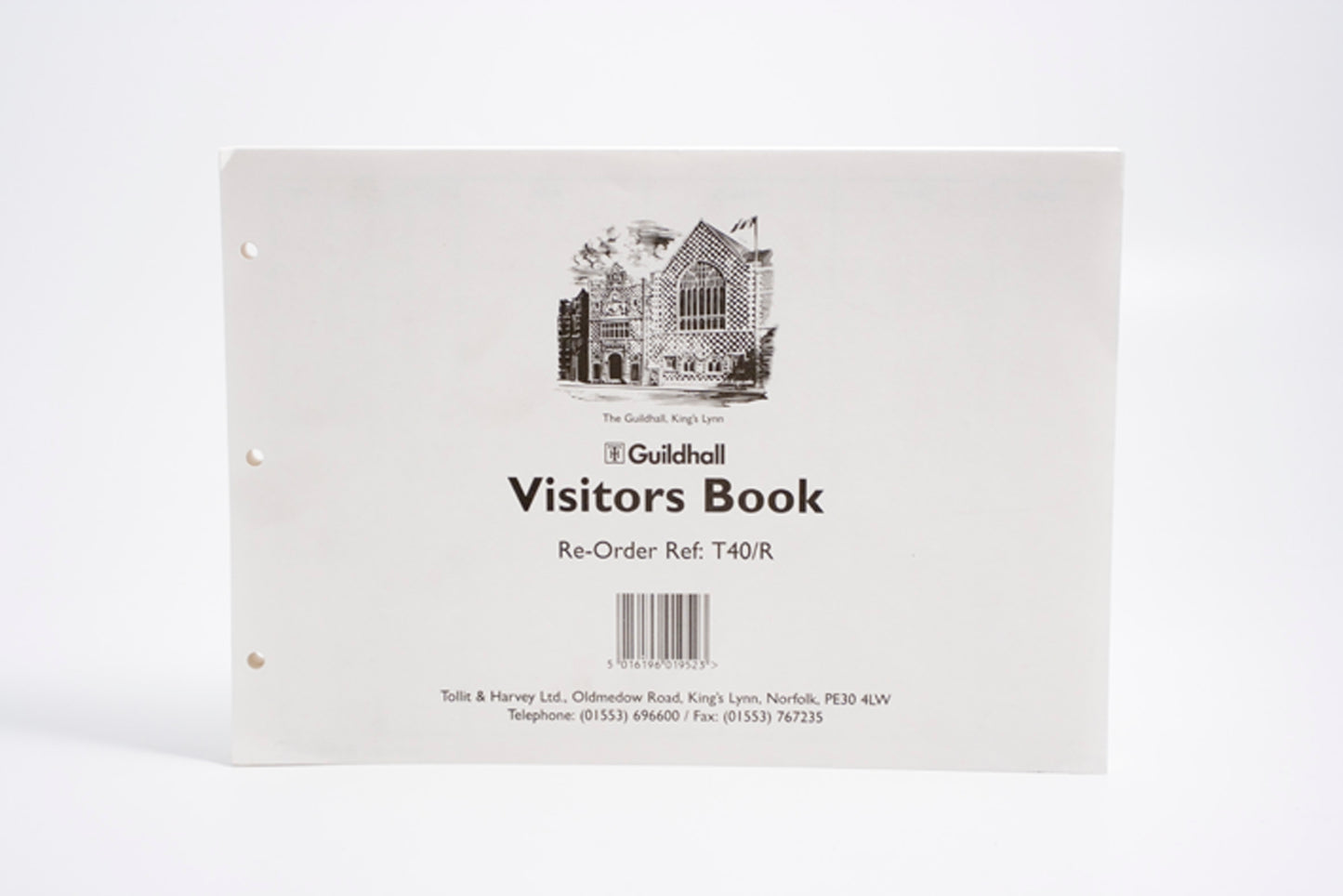 Guildhall Visitor Book Loose Leaf Refills (Pack 50 Sheets) T40/RZ - NWT FM SOLUTIONS - YOUR CATERING WHOLESALER