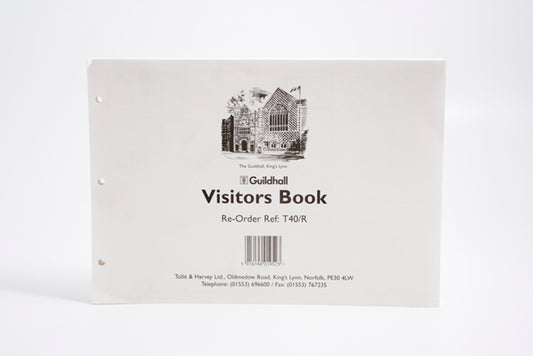 Guildhall Visitor Book Loose Leaf Refills (Pack 50 Sheets) T40/RZ - NWT FM SOLUTIONS - YOUR CATERING WHOLESALER