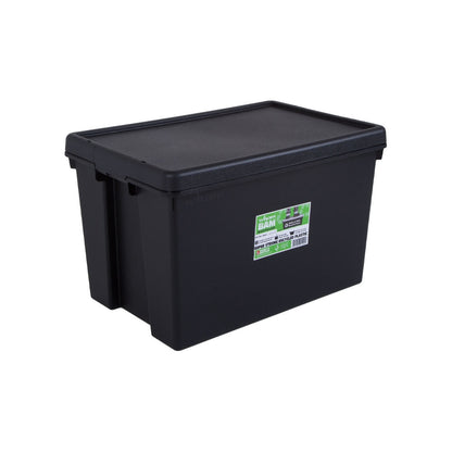 Wham Bam Black Recycled Storage Box 62 Litre