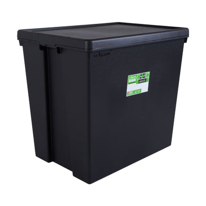 Wham Bam Black Recycled Storage Box 154 Litre