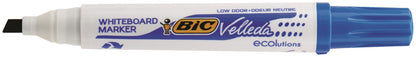 Bic Velleda 1751 Whiteboard Marker Chisel Tip 3.7-5.5mm Line Assorted Colours (Pack 4) - 904950