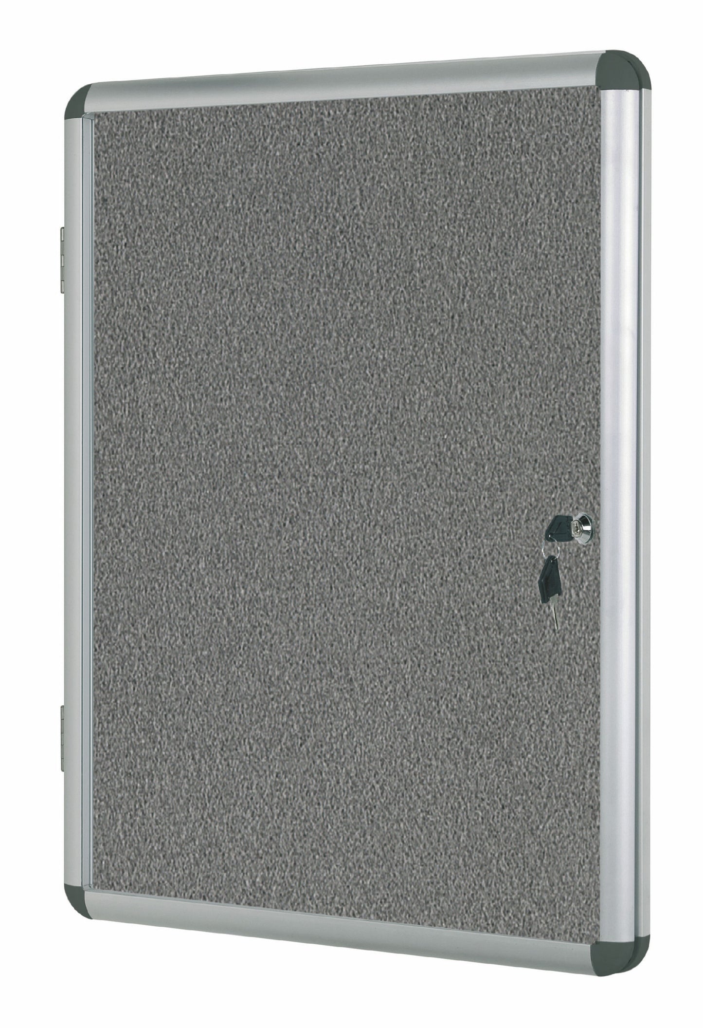 Bi-Office Enclore Grey Felt Lockable Noticeboard Display Case 9 x A4 720x981mm - VT630103150 - NWT FM SOLUTIONS - YOUR CATERING WHOLESALER