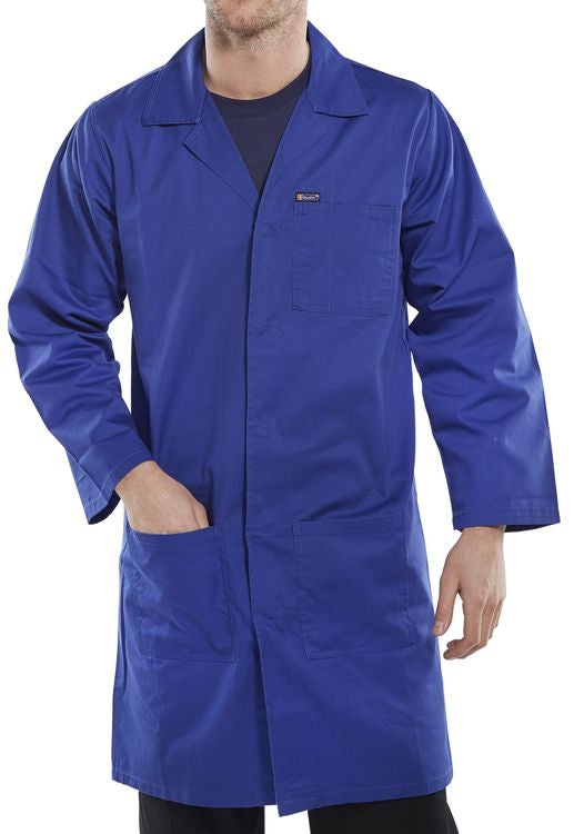 Beeswift Workwear Blue Size 36 Warehouse Coat - NWT FM SOLUTIONS - YOUR CATERING WHOLESALER